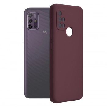 Husa telefon Motorola Moto G10 / Moto G20 / Moto G30 - Techsuit Soft Edge Silicone - Plum Violet - Img 1