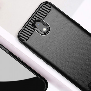Husa telefon Nokia 1.3 - Techsuit Carbon Silicone - Black - Img 4