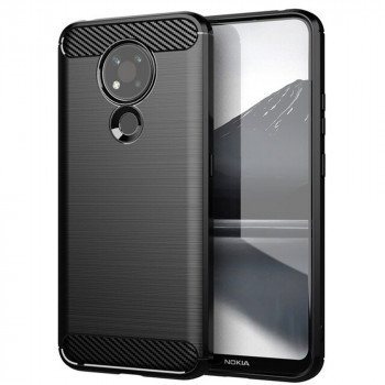 Husa telefon Nokia 3.4 - Techsuit Carbon Silicone - Black