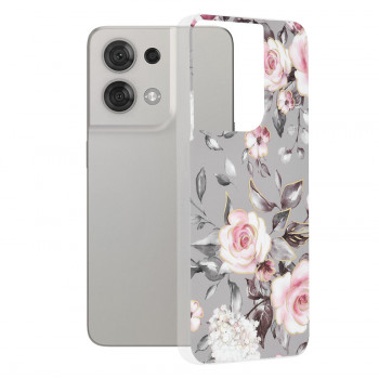 Husa telefon Oppo Reno8 - Techsuit Marble Series - Bloom of Ruth Gray - Img 1