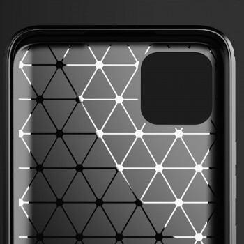 Husa telefon Realme C11 - Techsuit Carbon Silicone - Black - Img 3