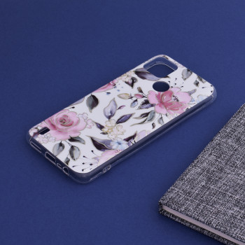 Husa telefon Realme C21Y / C25Y - Techsuit Marble Series - Chloe White - Img 4