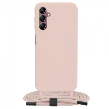 Husa telefon Samsung Galaxy A14 4G / A14 5G - Techsuit Crossbody Lanyard - Pink