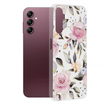 Husa telefon Samsung Galaxy A14 4G / A14 5G - Techsuit Marble Series - Chloe White