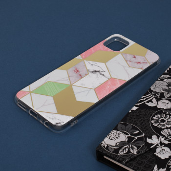 Husa telefon Samsung Galaxy A22 5G - Techsuit Marble Series - Purple Hex - Img 4