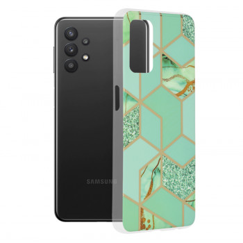 Husa telefon Samsung Galaxy A32 5G - Techsuit Marble Series - Green Hex
