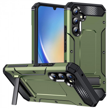 Husa telefon Samsung Galaxy A34 5G - Techsuit Hybrid Armor Kickstand - Green