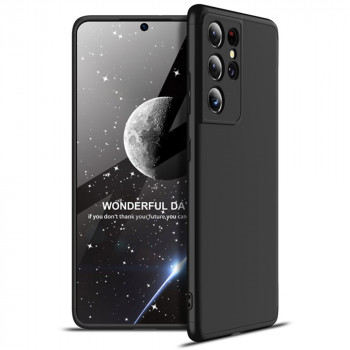 Husa telefon Samsung Galaxy S21 Ultra 5G + Folie - GKK 360 - Black - Img 2