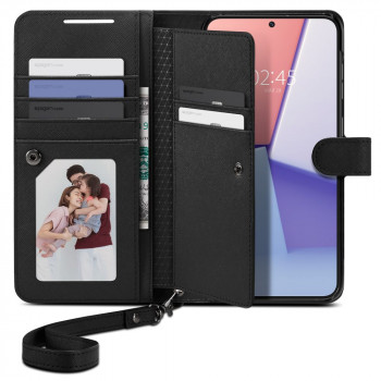 Husa telefon Samsung Galaxy S23 Plus - Spigen Wallet S Plus - Black - Img 2