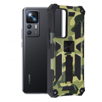 Husa telefon Xiaomi 12T / 12T Pro - Techsuit Blazor Series - Camo Lime - Img 1