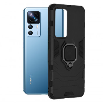 Husa telefon Xiaomi 12T / 12T Pro - Techsuit Silicone Shield - Black - Img 1