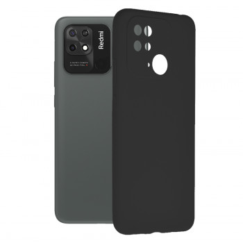 Husa telefon Xiaomi Redmi 10C - Techsuit Soft Edge Silicone - Black - Img 1