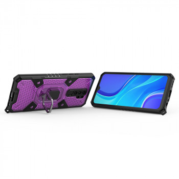 Husa telefon Xiaomi Redmi 9 - Techsuit Honeycomb Armor - Rose-Violet - Img 2