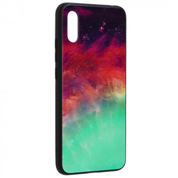 Husa telefon Xiaomi Redmi 9A / Redmi 9AT - Techsuit Glaze Series - Fiery Ocean - Img 2