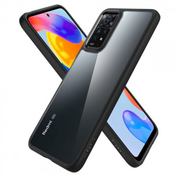 Husa telefon Xiaomi Redmi Note 11 Pro 4G / Note 11 Pro 5G - Spigen Ultra Hybrid - Matte Black - Img 2