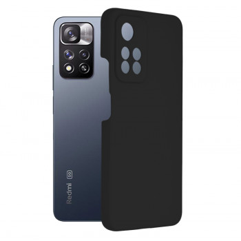 Husa telefon Xiaomi Redmi Note 11 Pro+ 5G - Techsuit Soft Edge Silicone - Black - Img 1