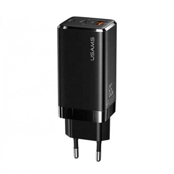Incarcator priza 2x Type-C, USB 65W - USAMS T33 (US-CC110) - Black