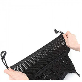 Organizator Auto Scaune Fata Tip Plasa 30x30cm - Techsuit (CO-B3) - Black - Img 4