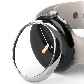 Rama pentru Pixel Watch - Ringke Bezel Styling - Glossy Silver