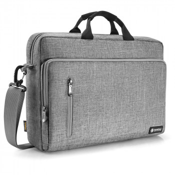 Servieta Laptop 16″ - Tomtoc Defender Laptop Briefcase (A43E1G3) - Gray - Img 1
