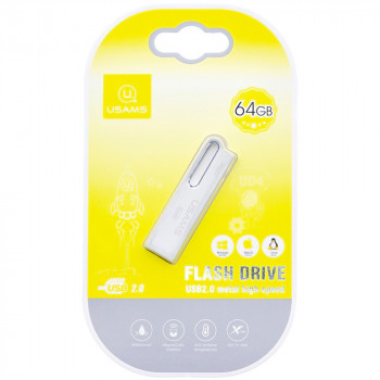Stick de Memorie USB 64GB - USAMS High Speed (US-ZB099) - Silver - Img 2