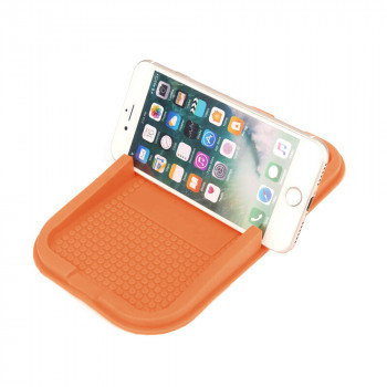 Suport Auto Bord Telefon - Techsuit Anti Slip Pad (1104.01.05) - Orange - Img 3