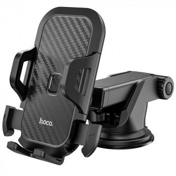 Suport Auto Telefon pentru Bord - Hoco Touareg (CA76) - Black - Img 3