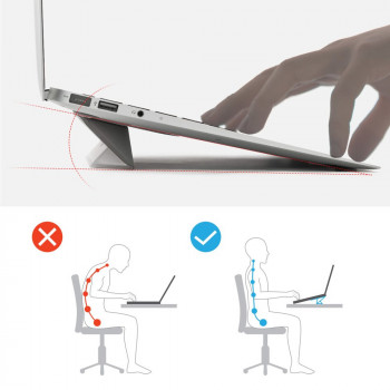 Suport Laptop Universal Autoadeziv - Ringke Folding - Black - Img 3