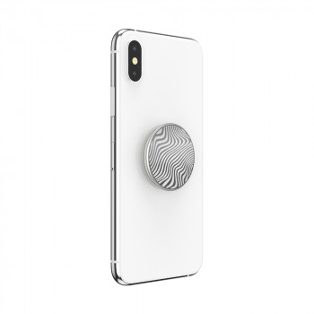 Suport pentru telefon - Popsockets PopGrip - Terrain Wave metalic - Img 4