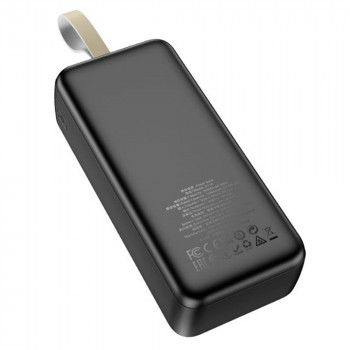 Baterie Externa 2x USB, Type-C, Micro-USB, 2A, 30000mAh - Hoco Smart (J111B) - Black - Img 3