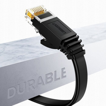 Cablu de Internet RJ45 la RJ45 Cat 6 1000Mbps, 5m - Ugreen (20162) - Black - Img 2