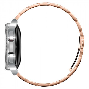 Curea pentru Samsung Galaxy Watch 4/5/Active 2, Huawei Watch GT 3 (42mm)/GT 3 Pro (43mm) - Spigen Modern Fit 20mm - Rose Gold - Img 3