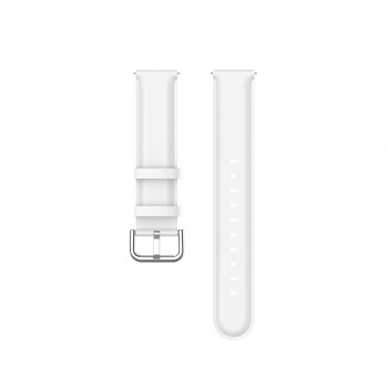 Curea pentru Samsung Galaxy Watch 4/5/Active 2, Huawei Watch GT 3 (42mm)/GT 3 Pro (43mm) - Techsuit Watchband 20mm (W007) - White - Img 2