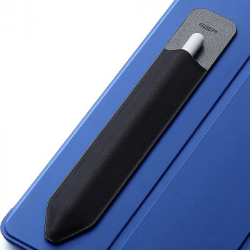 ESR - Pen Holder - for 1st and 2nd Gen, PU Leather, Lycra, Adhesive Attached - Black - Img 1