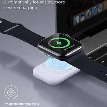 ESR - Portable Wireless Charger - for Apple Watch - White - Img 4