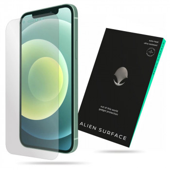 Folie protectie telefon iPhone 12 / 12 Pro - Alien Surface Screen Case Friendly - Transparent