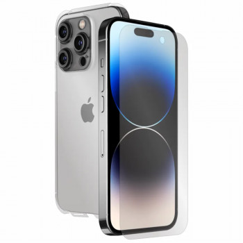 Folie protectie telefon iPhone 14 Pro - Alien Surface Screen+Edges+Back - Transparent