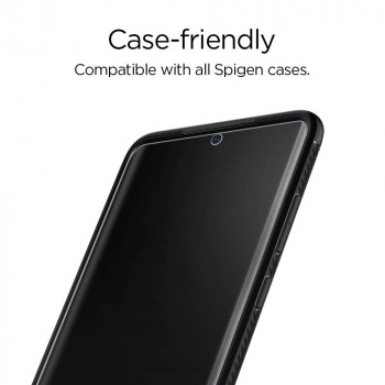 Folie protectie telefon Samsung Galaxy S20 Plus 4G / S20 Plus 5G (set 2) - Spigen Neo Flex - Clear - Img 4