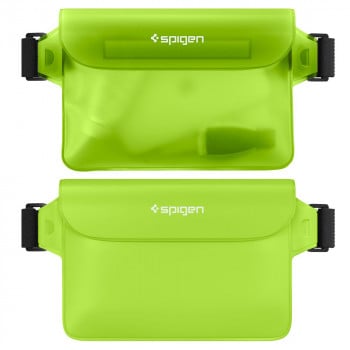 Geanta Waterproof pentru Accesorii (set 2) - Spigen (A620) - Cactus Green - Img 2
