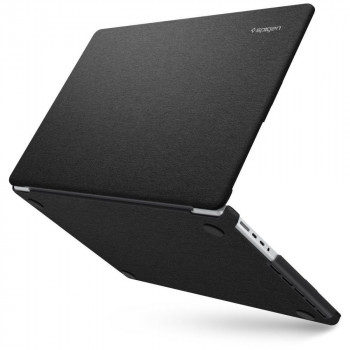 Husa Macbook Pro 16 (2021 / 2022 / 2023) - Spigen Urban Fit - Black - Img 1