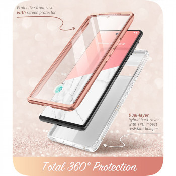 Husa telefon Google Pixel 6 Pro - I-Blason Cosmo - Marble - Img 2