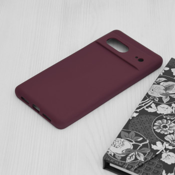 Husa telefon Google Pixel 7 - Techsuit Soft Edge Silicone - Plum Violet - Img 3