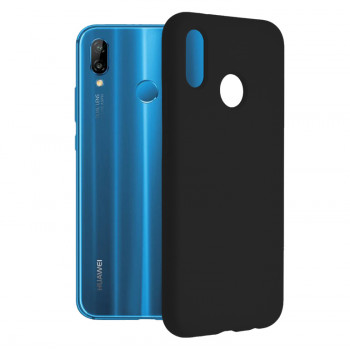 Husa telefon Huawei P20 Lite - Techsuit Soft Edge Silicone - Black - Img 1