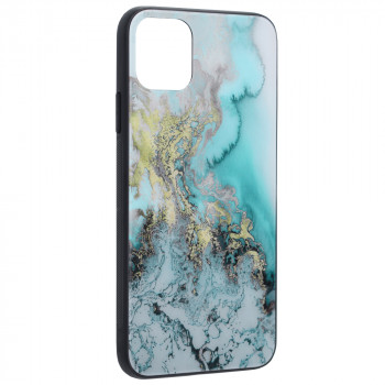 Husa telefon iPhone 11 Pro Max - Techsuit Glaze Series - Blue Ocean - Img 2