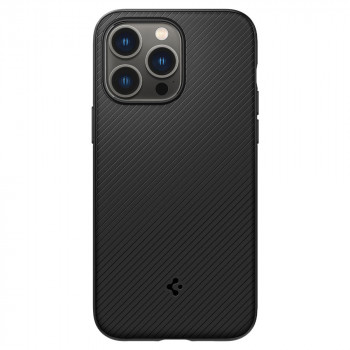 Husa telefon iPhone 14 Pro Max - Spigen Mag Armor - Matte Black - Img 3