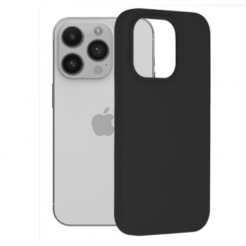 Husa telefon iPhone 14 Pro - Techsuit Soft Edge Silicone - Black - Img 1
