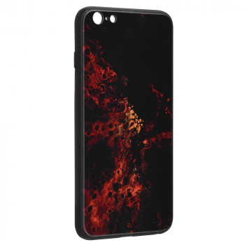 Husa telefon iPhone 6 / 6S - Techsuit Glaze Series - Red Nebula - Img 2