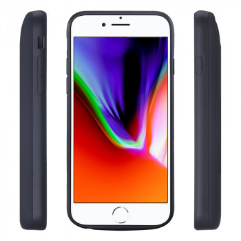 Husa telefon iPhone 6 Plus / 6s Plus / 7 Plus / 8 Plus cu Baterie de 6000mAh - Techsuit Power Pro - Black - Img 4