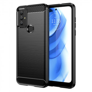 Husa telefon Motorola Moto G Play (2023) - Techsuit Carbon Silicone - Black
