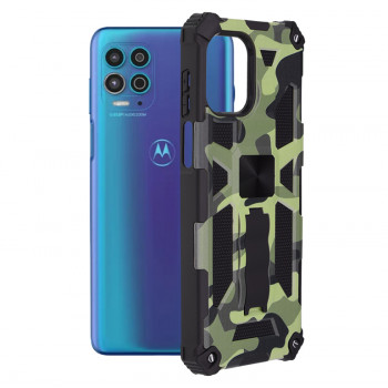 Husa telefon Motorola Moto G100 - Techsuit Blazor Series - Camo Lime - Img 1